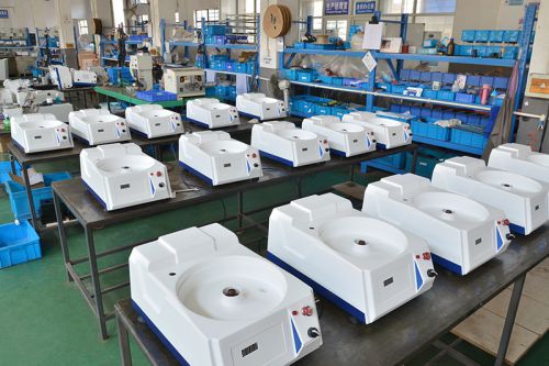 Hardness tester assembly workshop